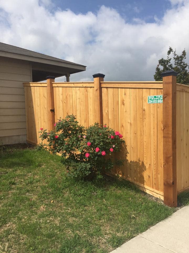wood fence
