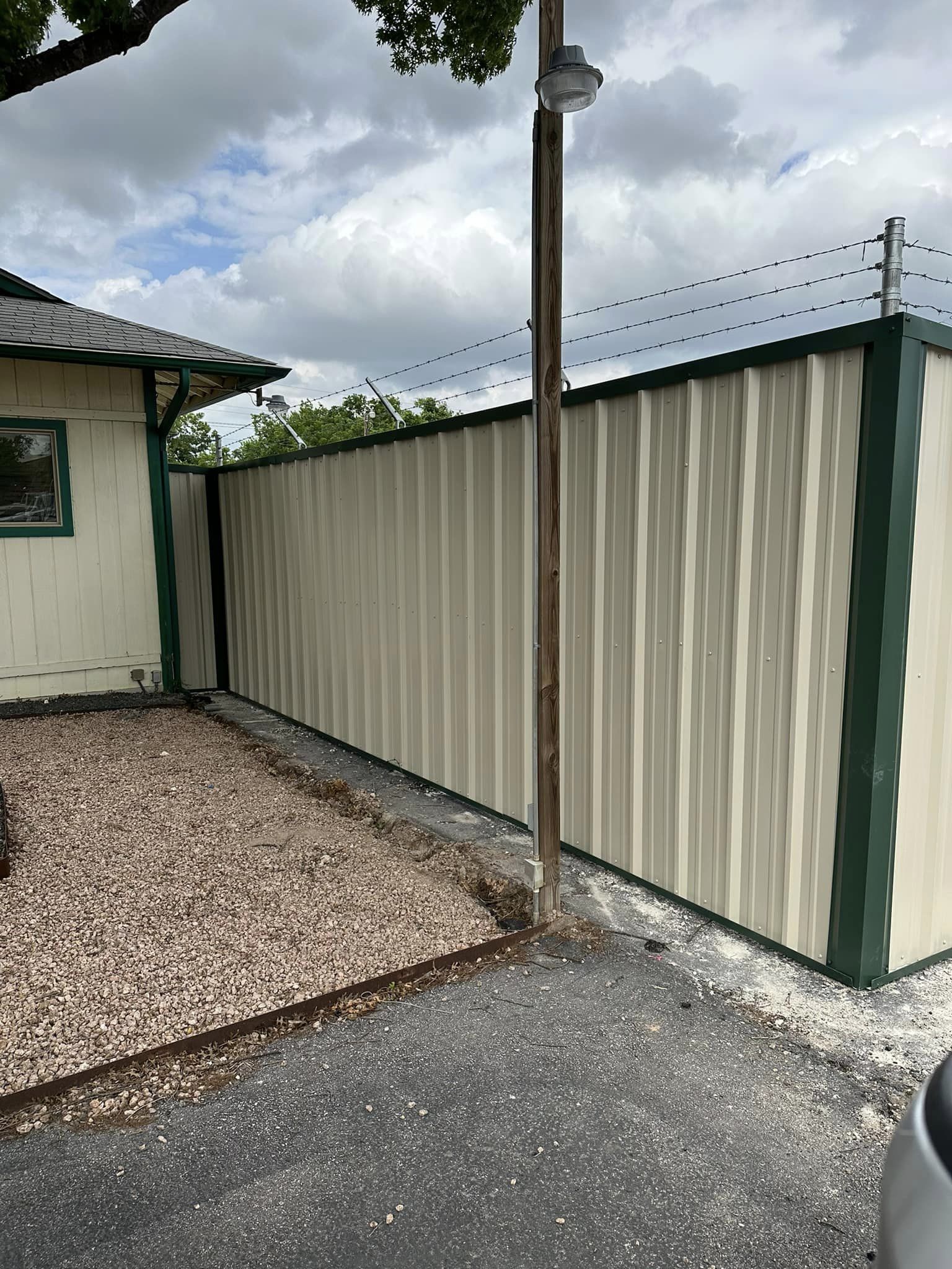 commercial fence installation